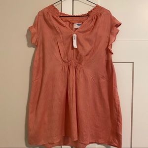 3 for $20 sale! Old Navy cute peach blouse